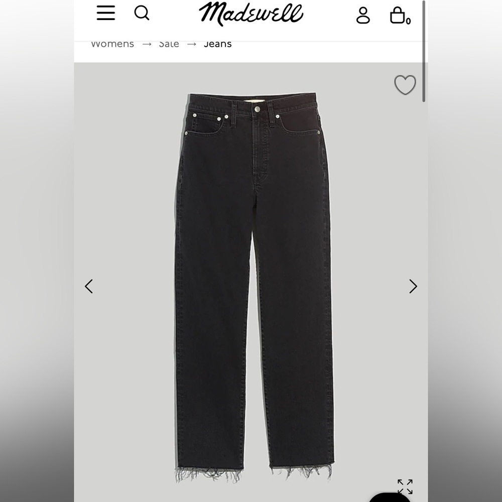 Madewell black jeans